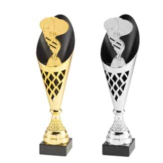 L019 Luxe Gouden of Zilveren Beker met Padel topstuk FF