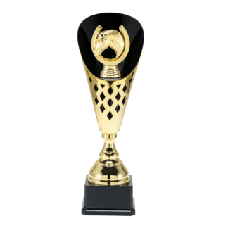 LT047 Paarden Gouden Luxe Beker