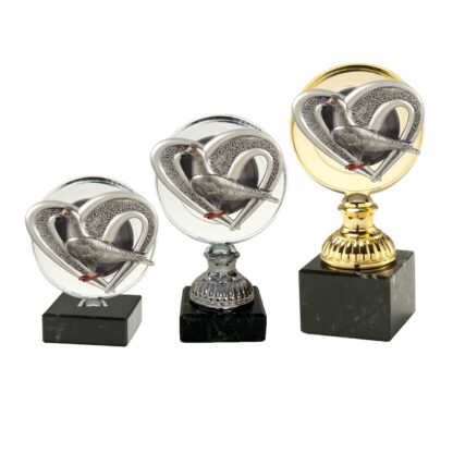 BF015 Passion Duif beker goud of zilver