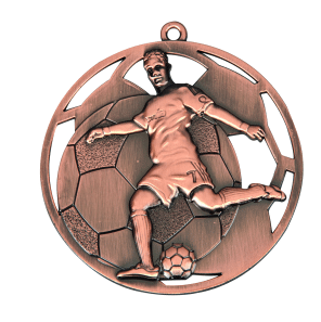 M027 Bronzen Voetbalmedaille