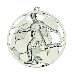 M027 Zilveren Voetbalmedaille