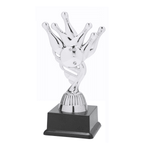BF001N Bowling standaard zilver