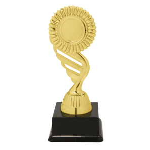 BF001N Neutraal rozet standaard goud