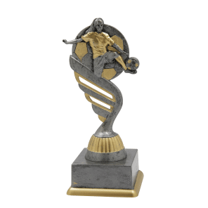 BF001N Voetbalster standaard antiek
